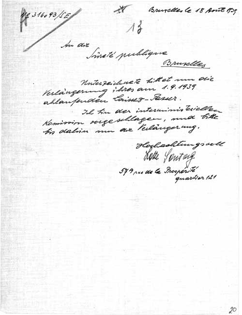 © National Archives of Belgium, Individual files from the Foreigner Police
