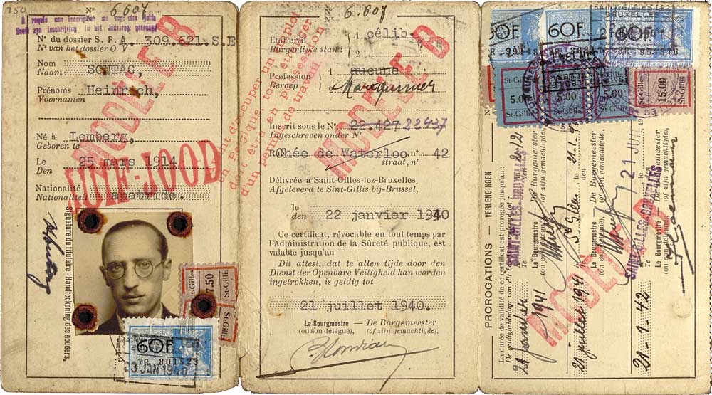 © National Archives of Belgium, Individual files from the Foreigner Police